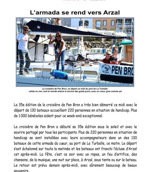 L’armada se rend vers Arzal